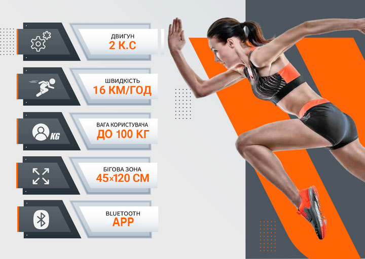 Бігова доріжка FitLogic T12B - зображення 7