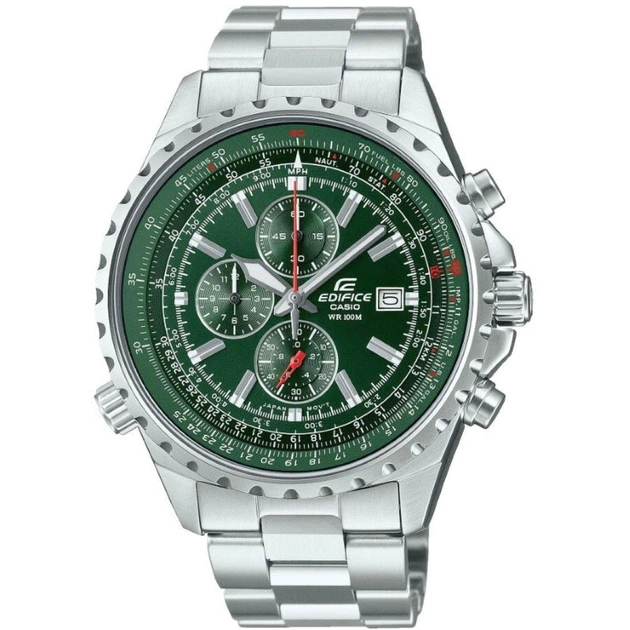 Чоловічий Класичний Спортивний Наручний Годинник CASIO EF-527D-3AVUEF - изображение 2