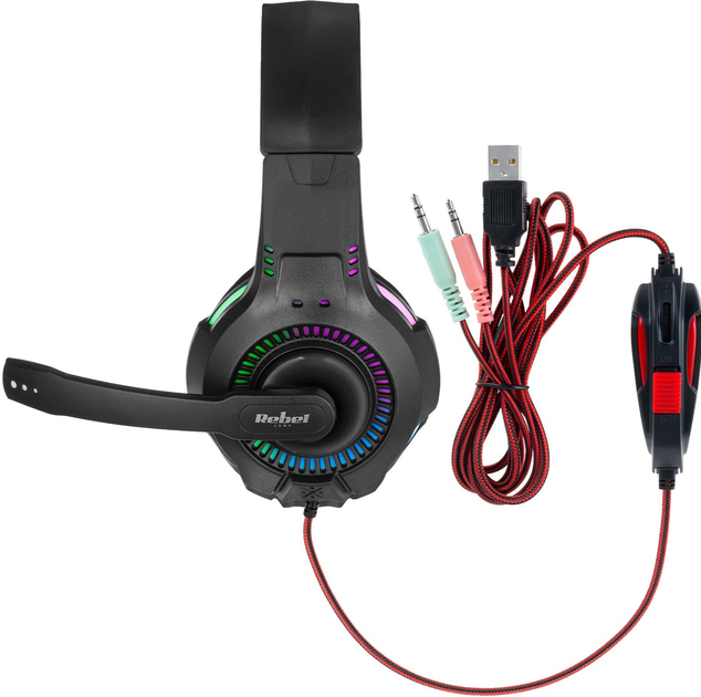 Навушники Rebel GH-20 Black (5901890072601) - зображення 4