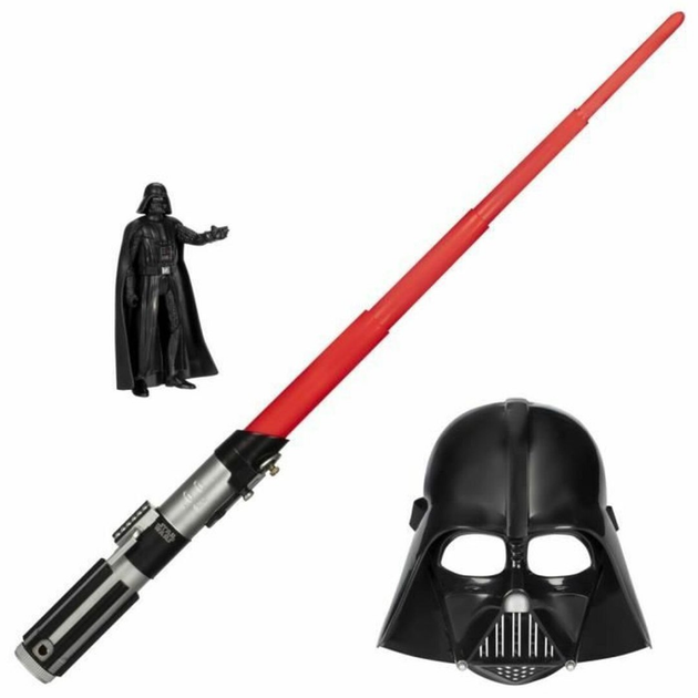 Figurka Hasbro Disney Star Wars G0308 Darth Vader Dark Side + Maska + Miecz Czarna (5010996237354) - obraz 3