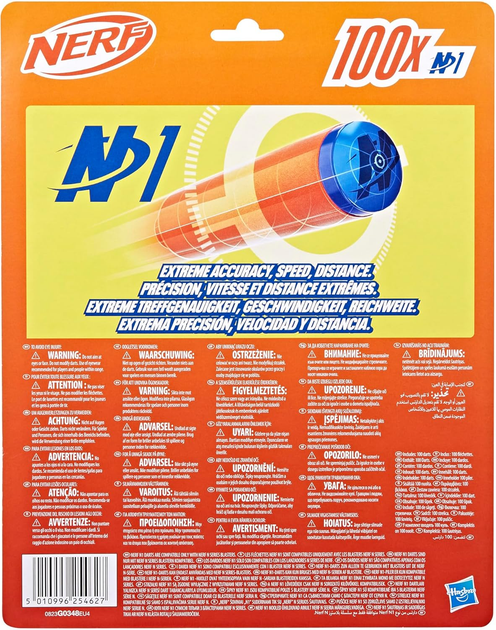 Zestaw strzałek Hasbro Nerf N Series Wkład 100 szt G0348 (5010996254627) - obraz 2