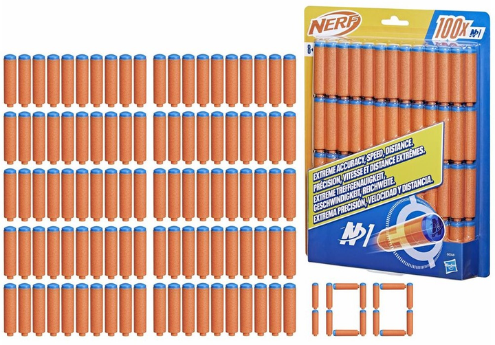 Zestaw strzałek Hasbro Nerf N Series Wkład 100 szt G0348 (5010996254627) - obraz 4