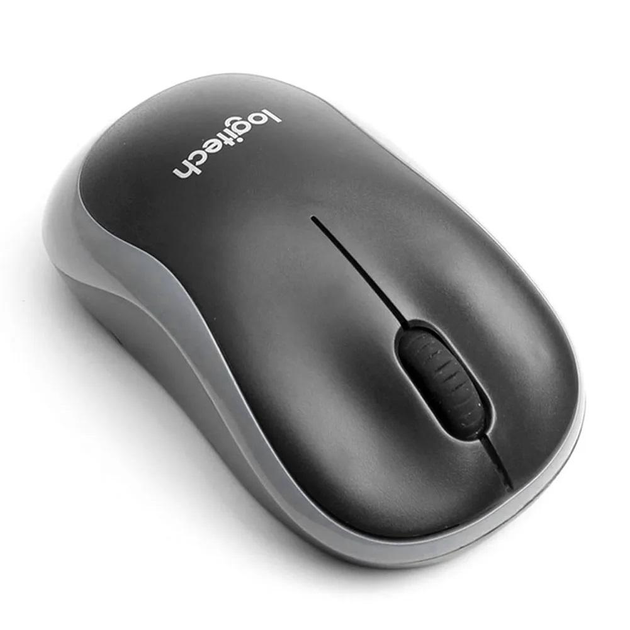 Мышь беспроводная Logitech M185 серая - изображение 4