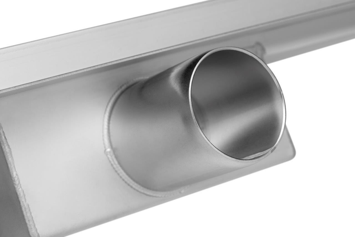 Odpływ liniowy prysznicowy FALA White Glass 90 cm stal nierdzewna z rusztem (żaluzja sucha) 75384 (5906083031144) - obraz 11