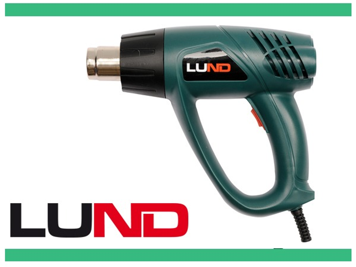 Фен технічний мережевий LUND 750/ 1500 Вт 2 температурні режими- 300/ 500 °C (79324) - зображення 1