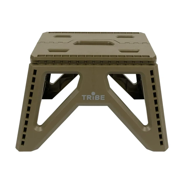 Легкий складаний пластиковий стілець Tribe Camp Chair Low для природи (T-EF-0001-olive) - изображение 2