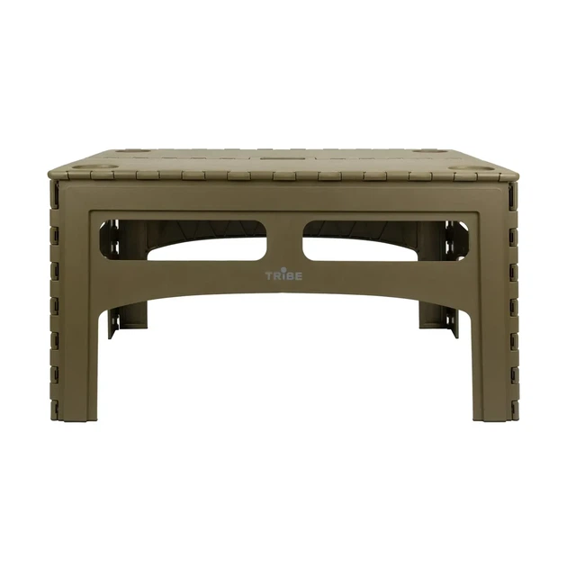 Складной туристический стол Tribe Camp Table Low 70×44 см – легкий, крепкий, с ручкой T-EF-0003 olive - Фото 2 Складной туристический стол Tribe Camp Table Low 70×44 см – легкий, крепкий, с ручкой T-EF-0003 olive - изображение 2