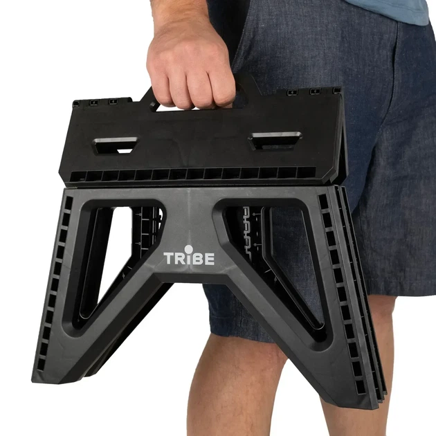 Легкий складаний пластиковий стілець Tribe Camp Chair Low для природи (T-EF-0001-black) - Фото 7 Легкий складаний пластиковий стілець Tribe Camp Chair Low для природи (T-EF-0001-black) - изображение 7