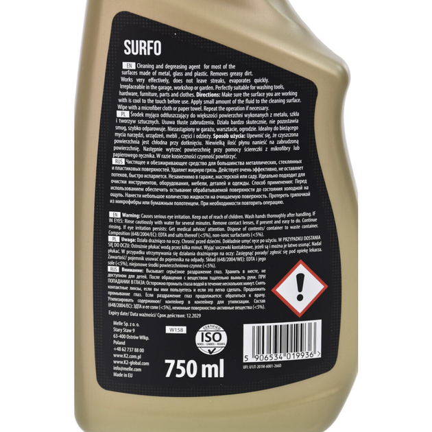 Антисилікон знежирювач очисник К2 Sufro 750 ml (Auto-62702) аксесуари для авто - зображення 2