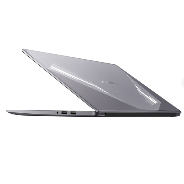 Противоударная гидрогелевая пленка Hydrogel Film для Huawei MateBook 14 (222.20х305.42) на заднюю панель, Transparent - изображение 3