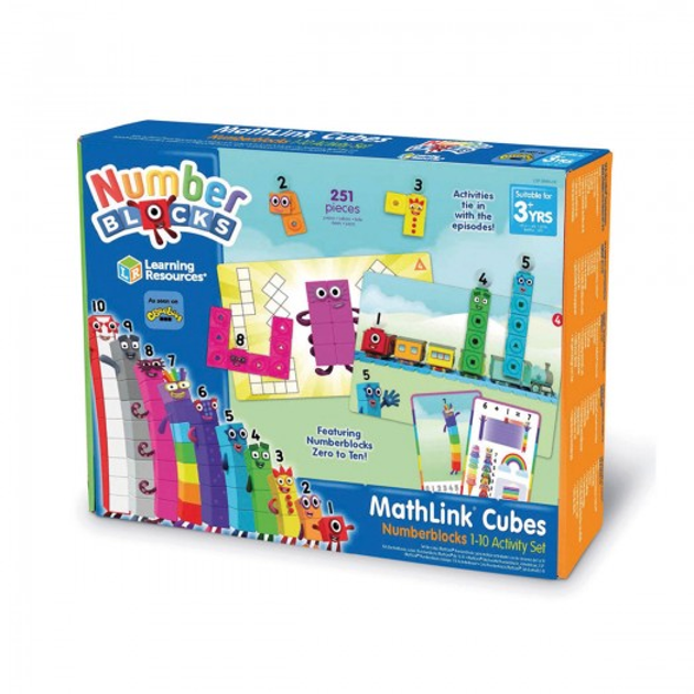 Фото - Дитячий набір для гри Learning Resources Навчальний ігровий набір  серії Numberblocks - Вчимося рахувати Mathlink® Cubes 