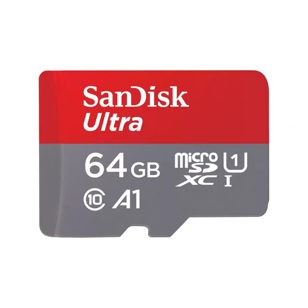 Карта пам'яті SanDisk microSD 64GB C10 UHS-I R140MB/s Ultra - изображение 2