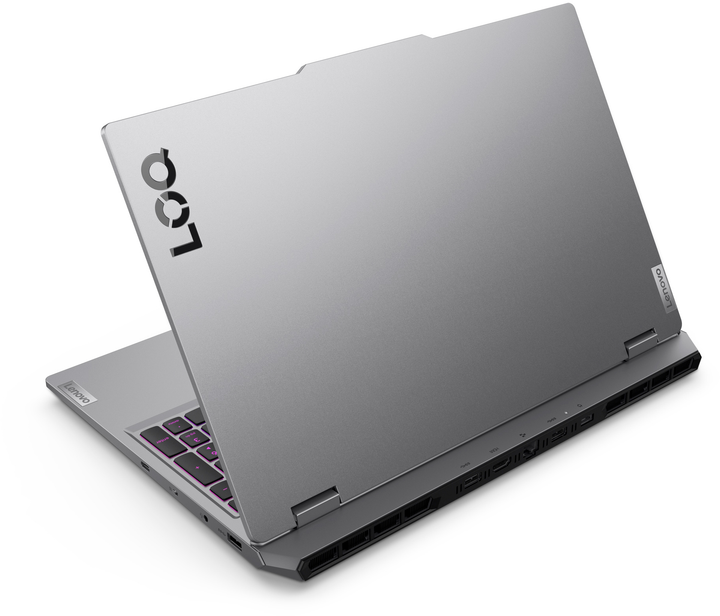 Ноутбук Lenovo LOQ 15IRX10 (83JE00GYRA) Luna Grey / 15.6" IPS Full HD 144 Гц / Intel Core i7-13650HX / RAM 24 ГБ / SSD 512 ГБ / nVidia GeForce RTX 5060, 8 ГБ - зображення 11