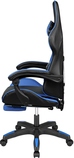 Геймерське крісло Kruger & Matz GX-150 Black/Blue (5901890068604) - зображення 5