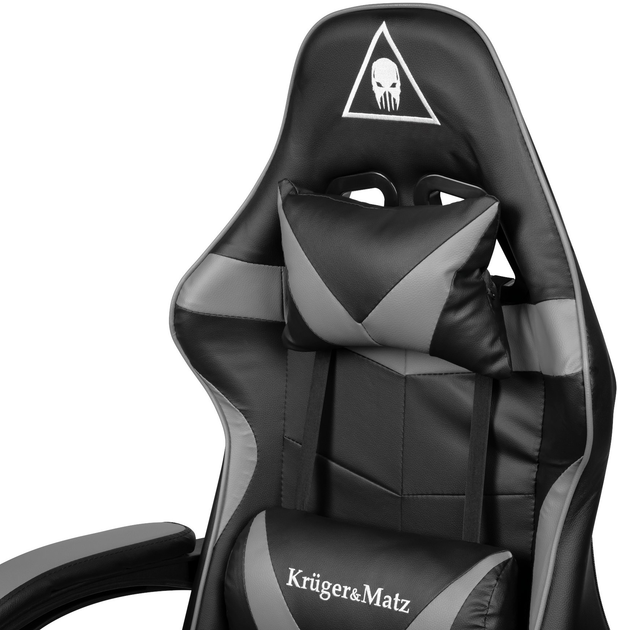 Fotel gamingowy Kruger & Matz GX-150 Black/Grey (5901890068611) - obraz 7