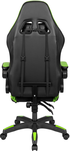 Fotel gamingowy Kruger & Matz GX-150 Black/Green (5901890068628) - obraz 2
