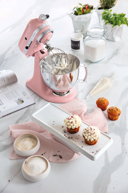 Кухонная машина KitchenAid Artisan 4,8 л 5KSM175PSEDR с откидным блоком цвет сухая роза - изображение 2