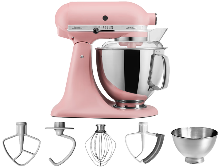 Кухонная машина KitchenAid Artisan 4,8 л 5KSM175PSEDR с откидным блоком цвет сухая роза - изображение 3