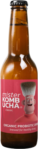 Упаковка безалкогольного напитка Mister Kombucha классическая 0.33 л x 6 шт (4820178066112) - изображение 2