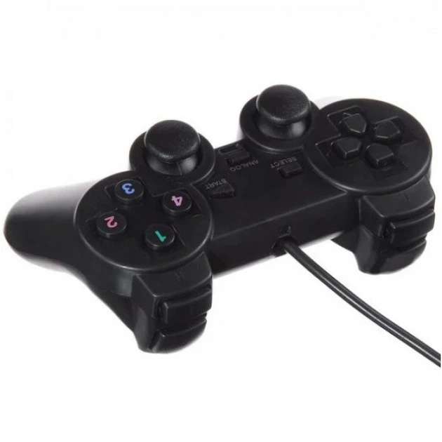 USB джойстик ігровий для ПК PC Геймпад провідний GamePad DualShock DJ-208 вібро Plug&Play - Фото 3 USB джойстик ігровий для ПК PC Геймпад провідний GamePad DualShock DJ-208 вібро Plug&Play - зображення 3