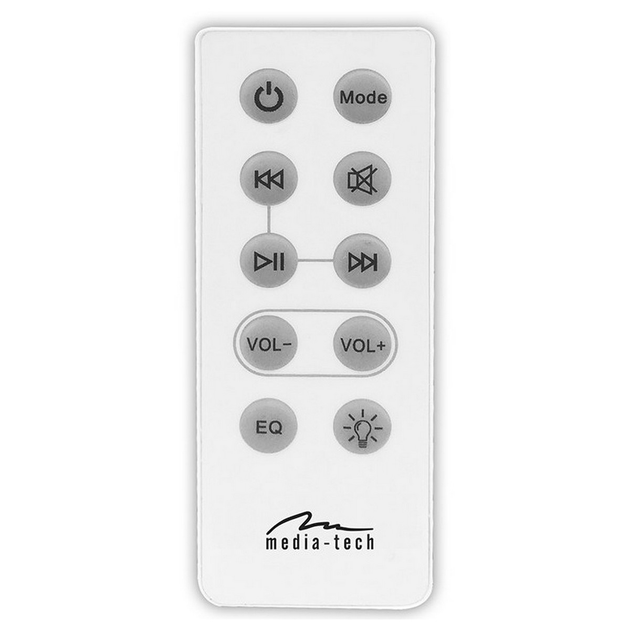Акустична система 1.0 Media-Tech 30W, Bluetooth/FM/AUX/SD/USB/КАРАОКЕ/LED чорна - зображення 5