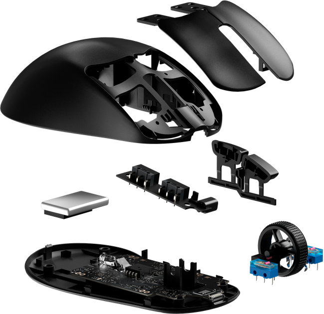 Мышь GamePro Asgard Surt Wireless/Bluetooth/USB PixArt PAW3395 Sensor Black (GM017B) - Фото 4 Мышь GamePro Asgard Surt Wireless/Bluetooth/USB PixArt PAW3395 Sensor Black (GM017B) - изображение 4