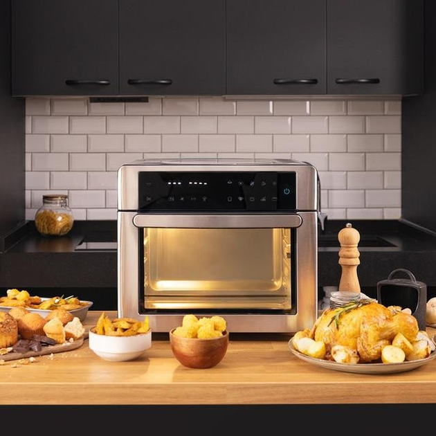 Frytkownica beztłuszczowa z funkcją piekarnika Cecotec Bake&Fry 3000 Touch Steel (JKIOKM563) - obraz 5
