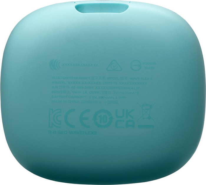 Słuchawki JBL Wave Flex 2 Blue (JBLWFLEX2BLU) - obraz 7