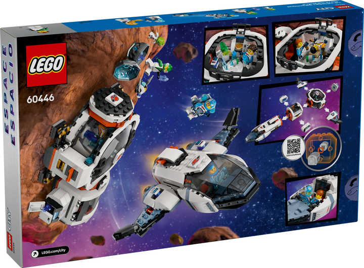 Klocki konstrukcyjne LEGO City Modułowy galaktyczny statek kosmiczny 717 elementów (60446 ) - obraz 9