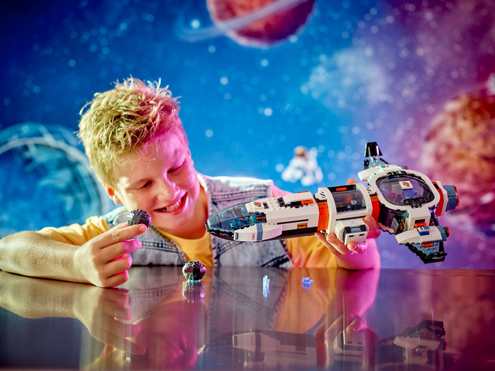 Klocki konstrukcyjne LEGO City Modułowy galaktyczny statek kosmiczny 717 elementów (60446 ) - obraz 11
