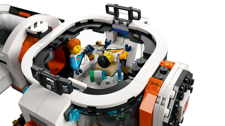 Klocki konstrukcyjne LEGO City Modułowy galaktyczny statek kosmiczny 717 elementów (60446 ) - obraz 4