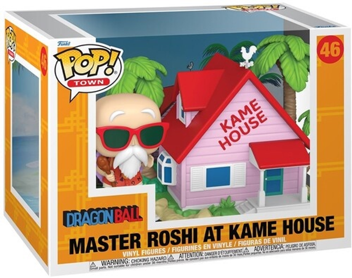 Zestaw Funko Pop Town Dragon Ball Master Roshi i Dom Kame 2 szt 46 83715 (889698837156) - obraz 1