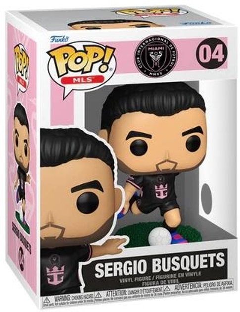 Figurka Funko Pop MLS Inter Miami Sergio Busquets 9.5 cm 04 88619 (889698886192) - obraz 1