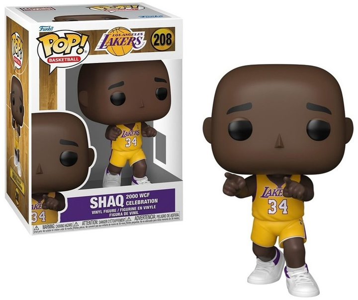 Figurka Funko Pop NBA Lakers Shaq 9.5 cm 208 86312 (889698863124) - obraz 2