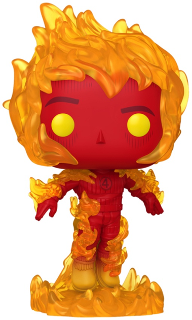 Figurka Funko Pop Marvel Fantastic Four First Steps Human Torch 9.5 cm 1517 83586 (889698835862) - obraz 3