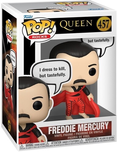 Figurka Funko Pop Sayings Freddie Mercury 11.4 cm 457 83832 (889698838320) - obraz 1