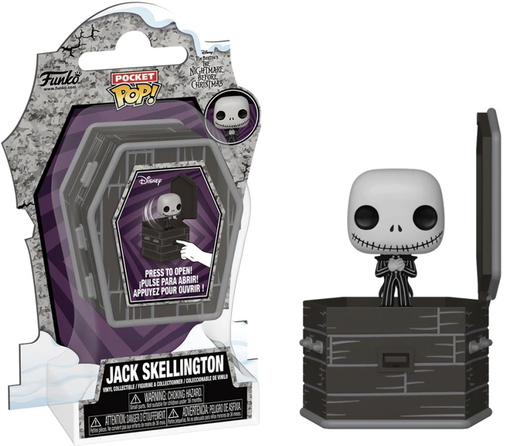 Фігурка Funko Pocket PoPers The Nightmare Before Christmas Jack 3.8 см 79910 (889698799102) - зображення 2
