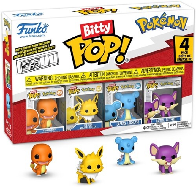 Набір фігурок Funko Bitty Pop Pokemon Charmander 4 шт 81133 (889698811330) - зображення 2