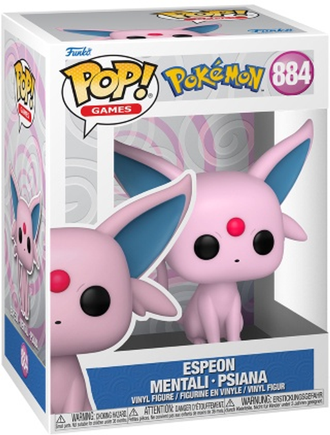 Figurka Funko Pop Games Pokemon Espeon 10 cm 884 69076 (889698690768) - obraz 1