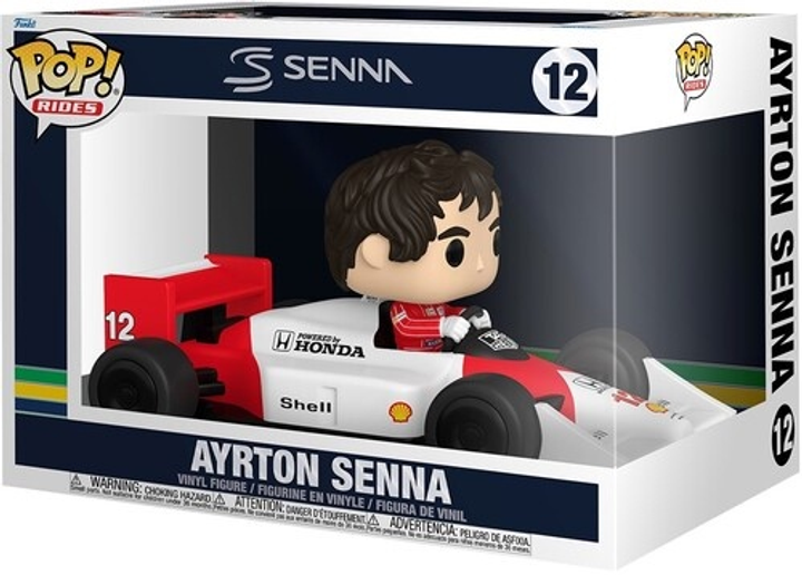 Figurka Funko Pop Rides Super Deluxe Ayrton Senna 10.9 cm 12 89329 (889698893299) - obraz 1
