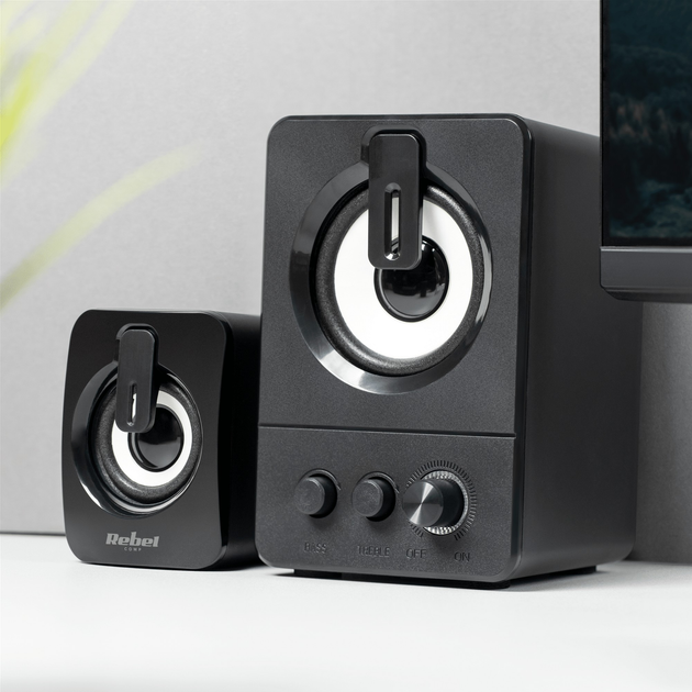 Акустична система Rebel Comp CS-50 Black (KOM1160) - зображення 6