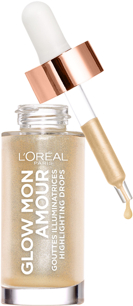 Хайлайтер для обличчя L'Oreal Paris рідкий Glow Mon Amour 1 Шампань 15 мл (3600523560899) - зображення 3