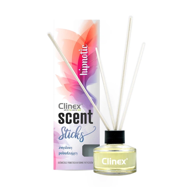 Ароматизатор с палочками CLINEX Scent Sticks HIPNOTIC 45 мл (77-802) - Фото 1 Ароматизатор с палочками CLINEX Scent Sticks HIPNOTIC 45 мл (77-802) - изображение 1