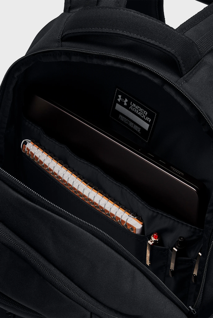 Універсальний Рюкзак Under Armour Hustle 6.0 Backpack(1384672-003) MISC Чорний - изображение 4