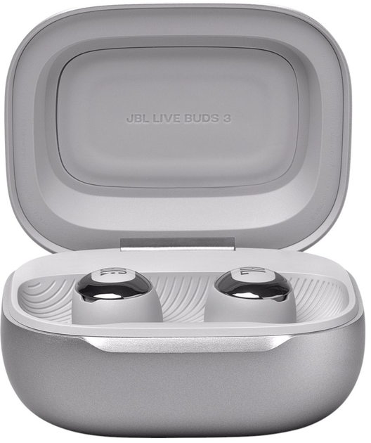 Słuchawki JBL Live Buds 3 Silver (JBLLIVEBUDS3SIL) - obraz 7