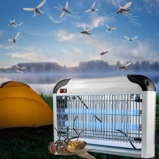 Знищувач пастка для комарів та комах Sanico ik-204 20W для альтанки на дачі - зображення 2