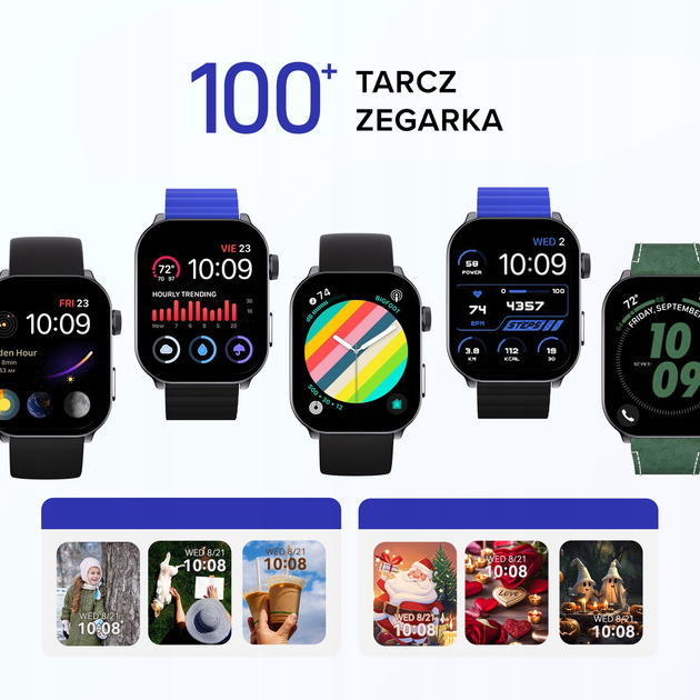 Смарт-годинник Kieslect Smart Calling Watch Balancs Black (6974377570906) - зображення 7