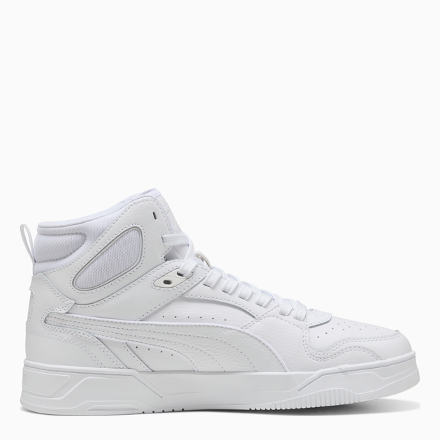 Мужские демисезонные ботинки кожаные Puma RBD Break Mid 40241301 42 (8UK) 27 см White/Cool Light Gray/Black (4069156602496) - Фото 1 Мужские демисезонные ботинки кожаные Puma RBD Break Mid 40241301 42 (8UK) 27 см White/Cool Light Gray/Black (4069156602496) - изображение 1