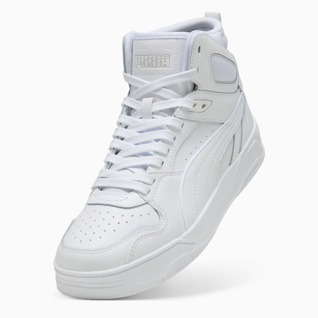 Мужские демисезонные ботинки кожаные Puma RBD Break Mid 40241301 42 (8UK) 27 см White/Cool Light Gray/Black (4069156602496) - Фото 6 Мужские демисезонные ботинки кожаные Puma RBD Break Mid 40241301 42 (8UK) 27 см White/Cool Light Gray/Black (4069156602496) - изображение 6