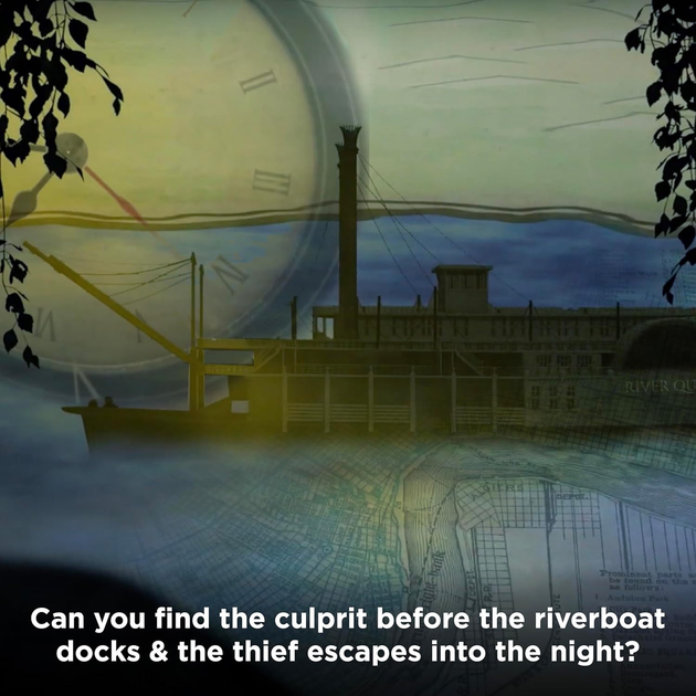 Настільна гра Kosmos EXIT: The Game Theft On The Mississippi (видання англійською) (KOS1501) (814743015012) - зображення 5